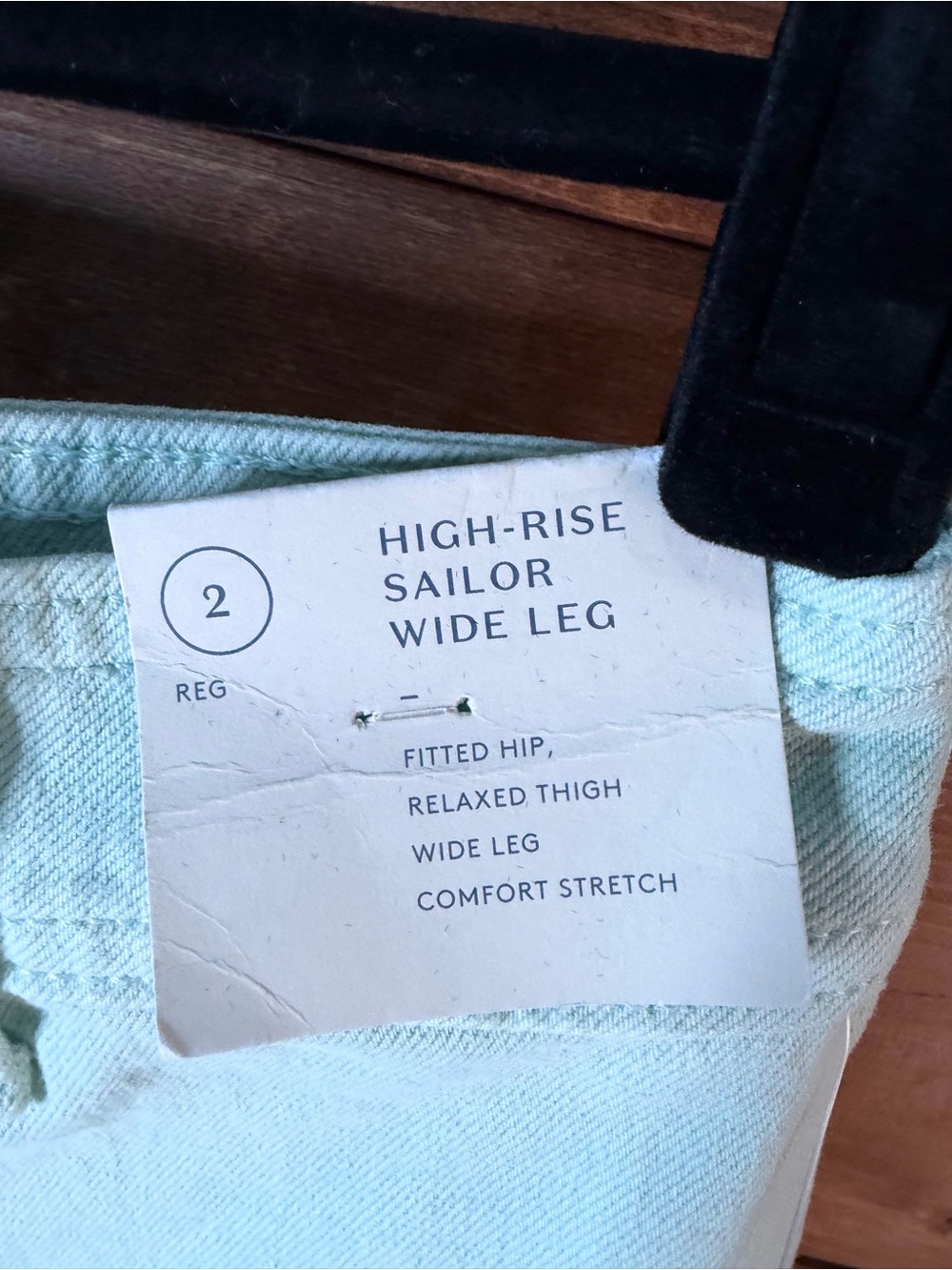 Universal Thread High-Rise Wide Leg Jeans in Mint - Picture 4 of 9